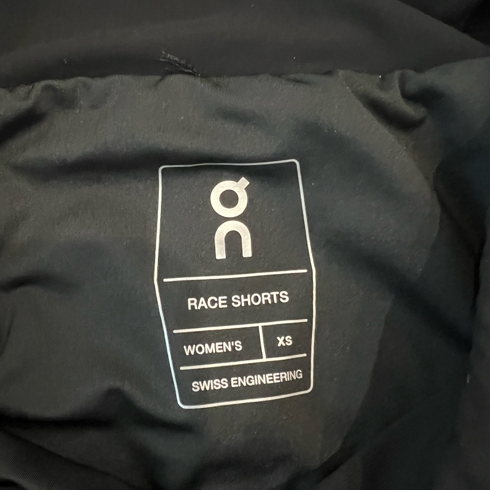 On Running Black Race Shorts Lightweight Performance size XS - Picture 3 of 3